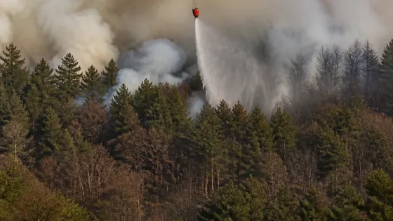 Massachusetts governor mobilizes National Guard as wildfire spreads into western region