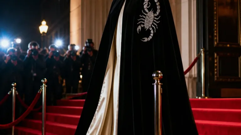 Kris Jenner wears Elizabeth Taylor’s scorpion cape at Rome Film Festival
