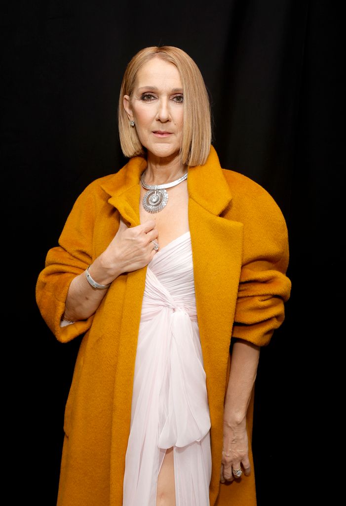 CÃ©line Dion attends the 66th GRAMMY Awards at Crypto.com Arena on February 04, 2024 in Los Angeles, California.