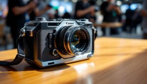 Canon unveils analog concept camera with optical viewfinder and manual focus at CP Plus 2026 in Japan